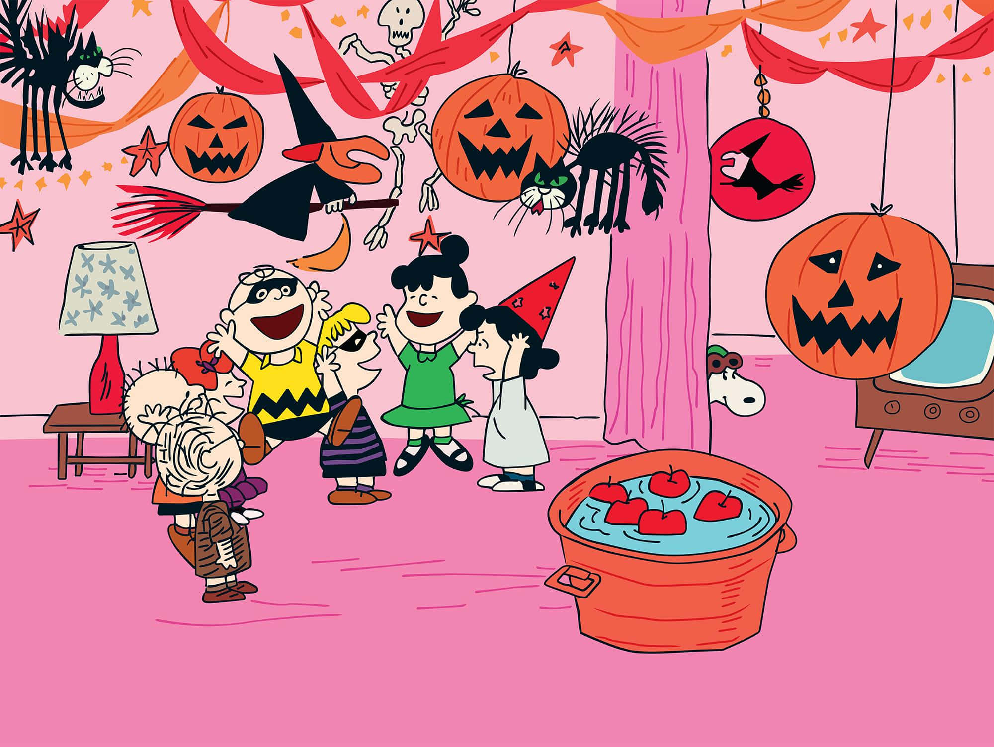 Charlie Brown En Sevdiği Bayramı Kutluyor - Cadılar Bayramı! Duvar Kağıdı