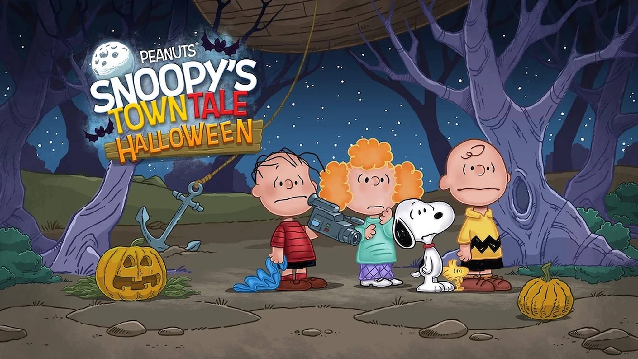 Charlie Brown Towntale Cadılar Bayramı Duvar Kağıdı