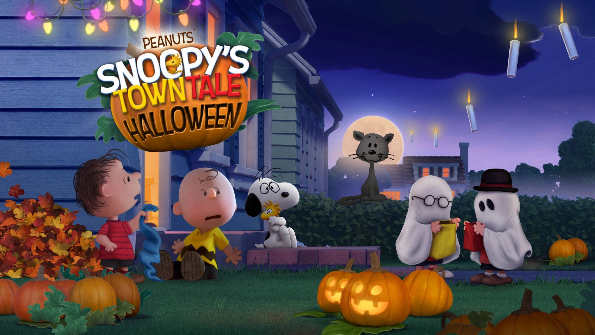 Charlie Brown ve Peanuts Çetesi Cadılar Bayramı Duvar Kağıdı