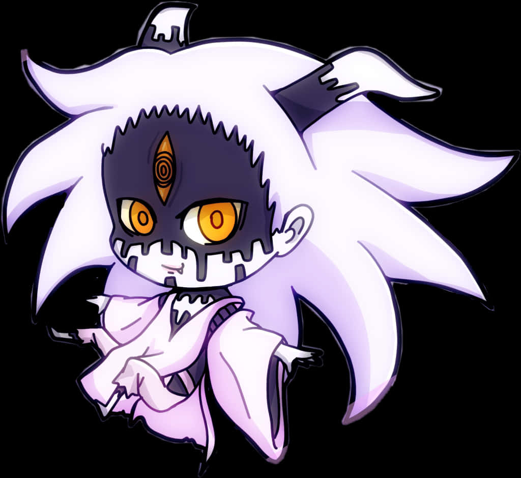 Chibi Hayalet Karakter Sanatı Duvar Kağıdı