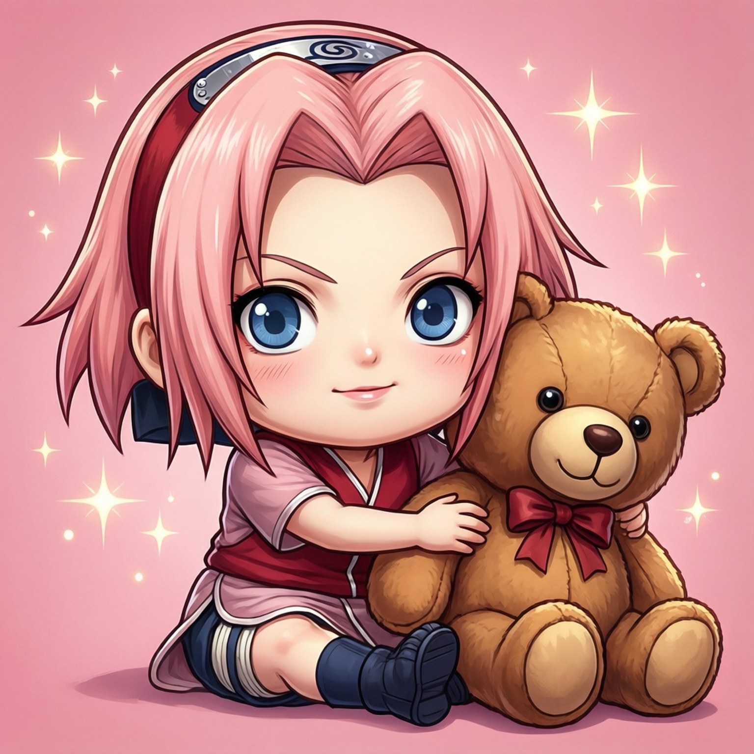 Chibi Oyuncak Ayı Duvar Kağıdı