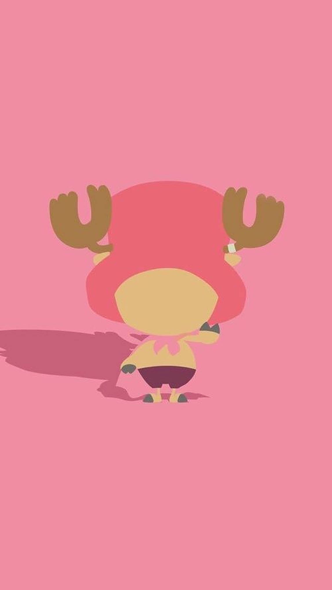 Chopper Minimalist Sanat One Piece iPhone Duvar Kağıdı