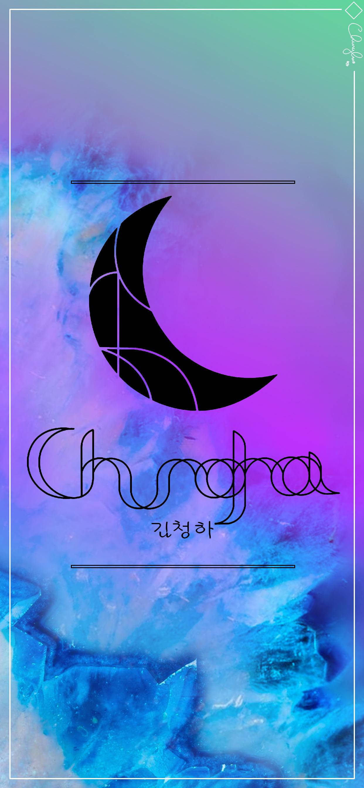 Chungha Ay Logosu Duvar Kağıdı