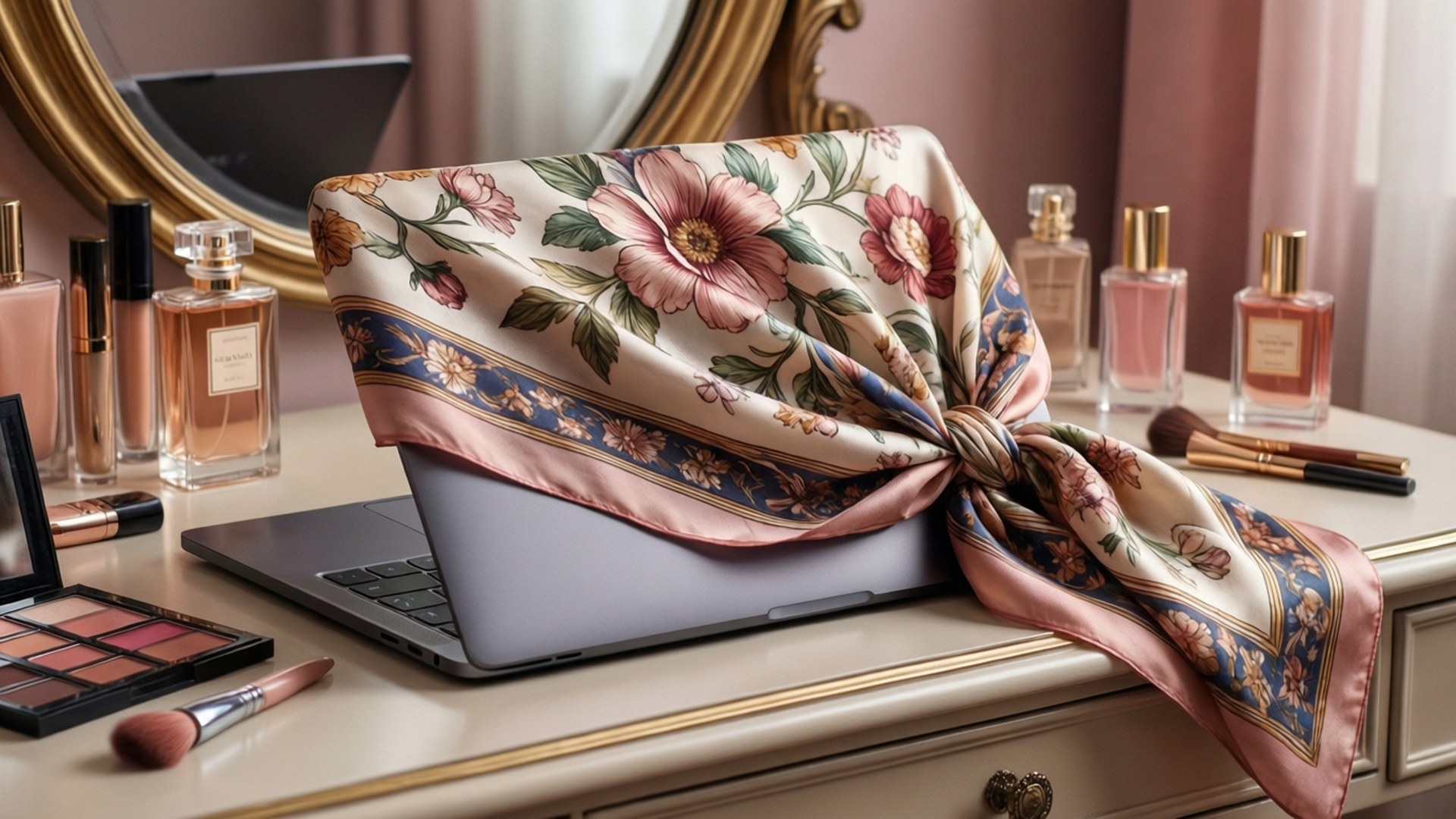 Çiçekli Chromebook Zarafeti Duvar Kağıdı