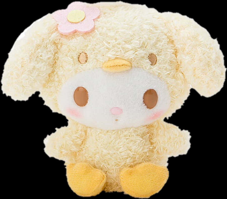 Cinnamoroll Peluş Oyuncak Sanrio Duvar Kağıdı