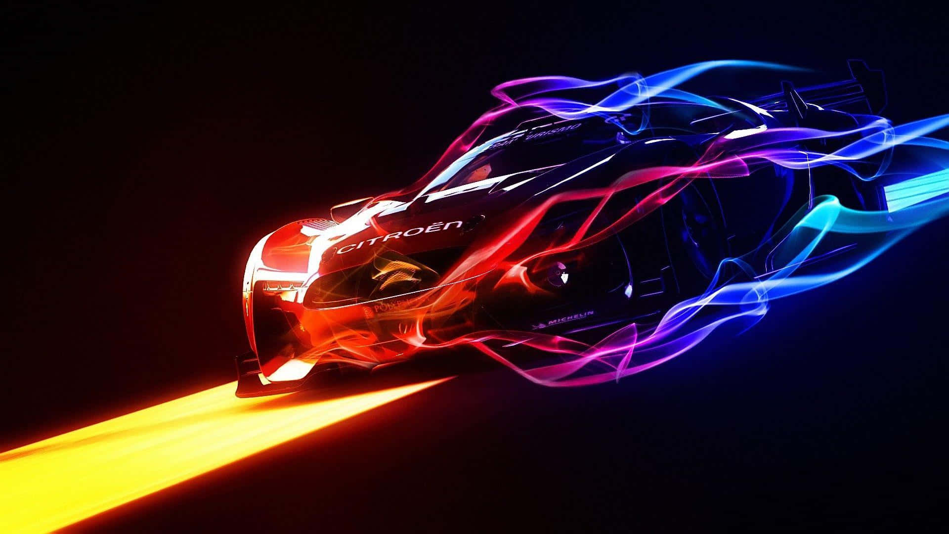Citroen GT Sıcak Neon Araba Duvar Kağıdı