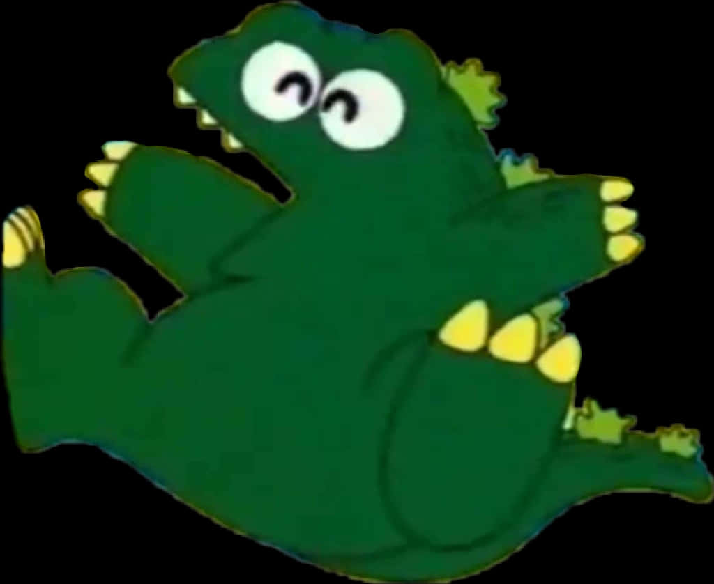 Çizgi Film Godzilla Parodisi Duvar Kağıdı
