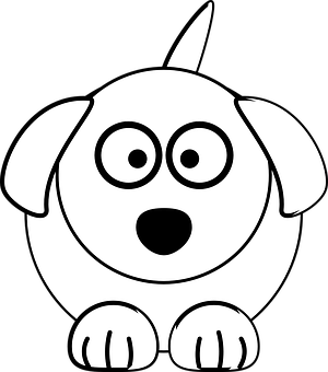 Çizgi Film Tek Boynuzlu At Köpek Vektör Duvar Kağıdı