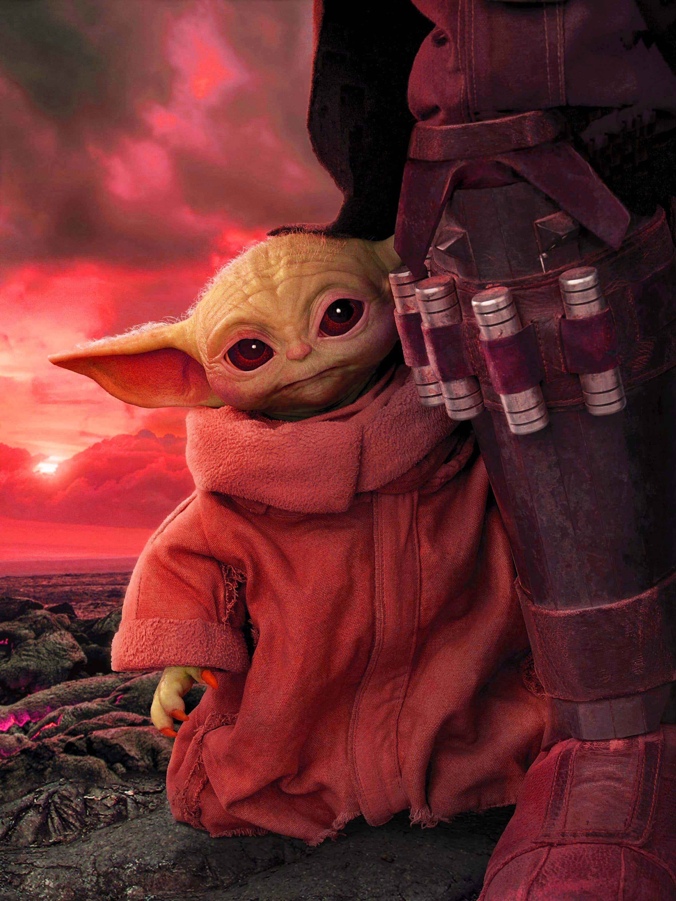 Çizgi Film Yoda Tüm İhtişamıyla! Duvar Kağıdı