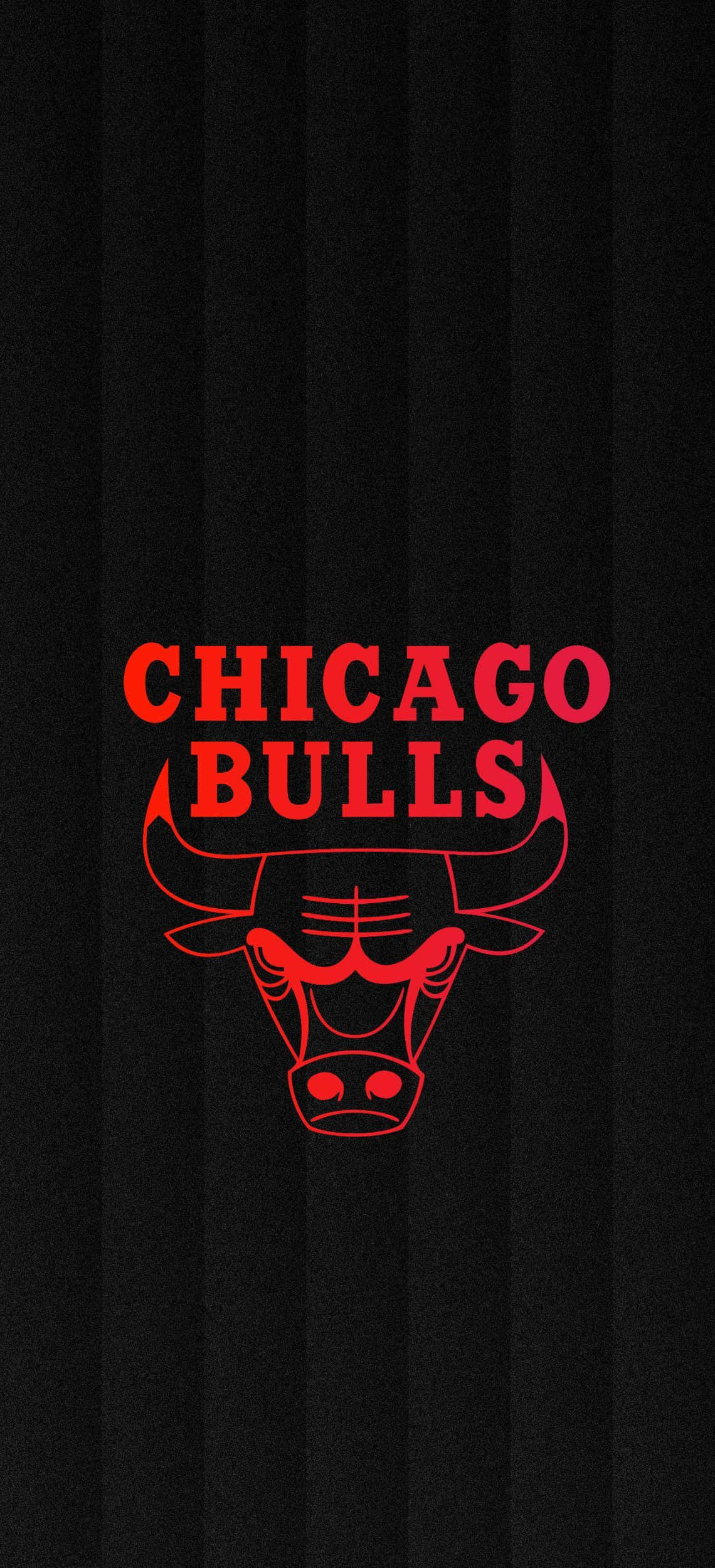 Çizgili Siyah Telefonda Chicago Bulls Logosu Duvar Kağıdı