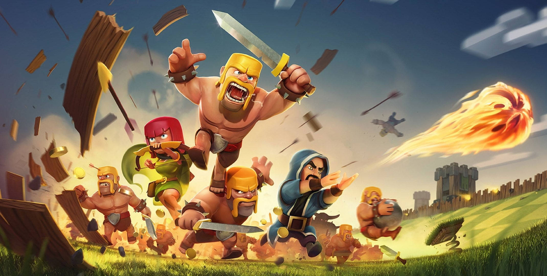 Clash of Clans Kaotik Savaş Alanı Duvar Kağıdı