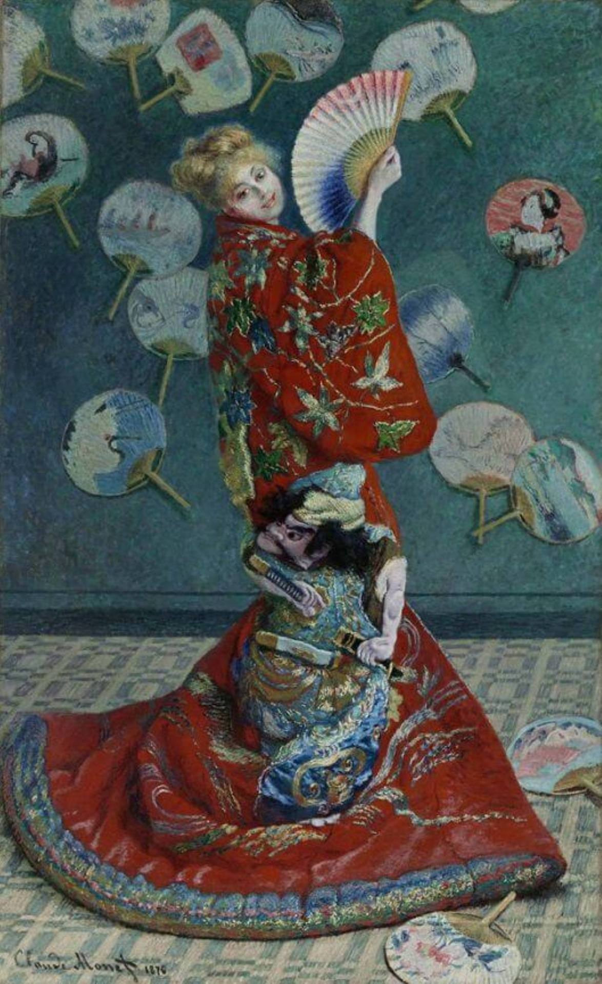 Claude Monet'den La Japonaise Duvar Kağıdı