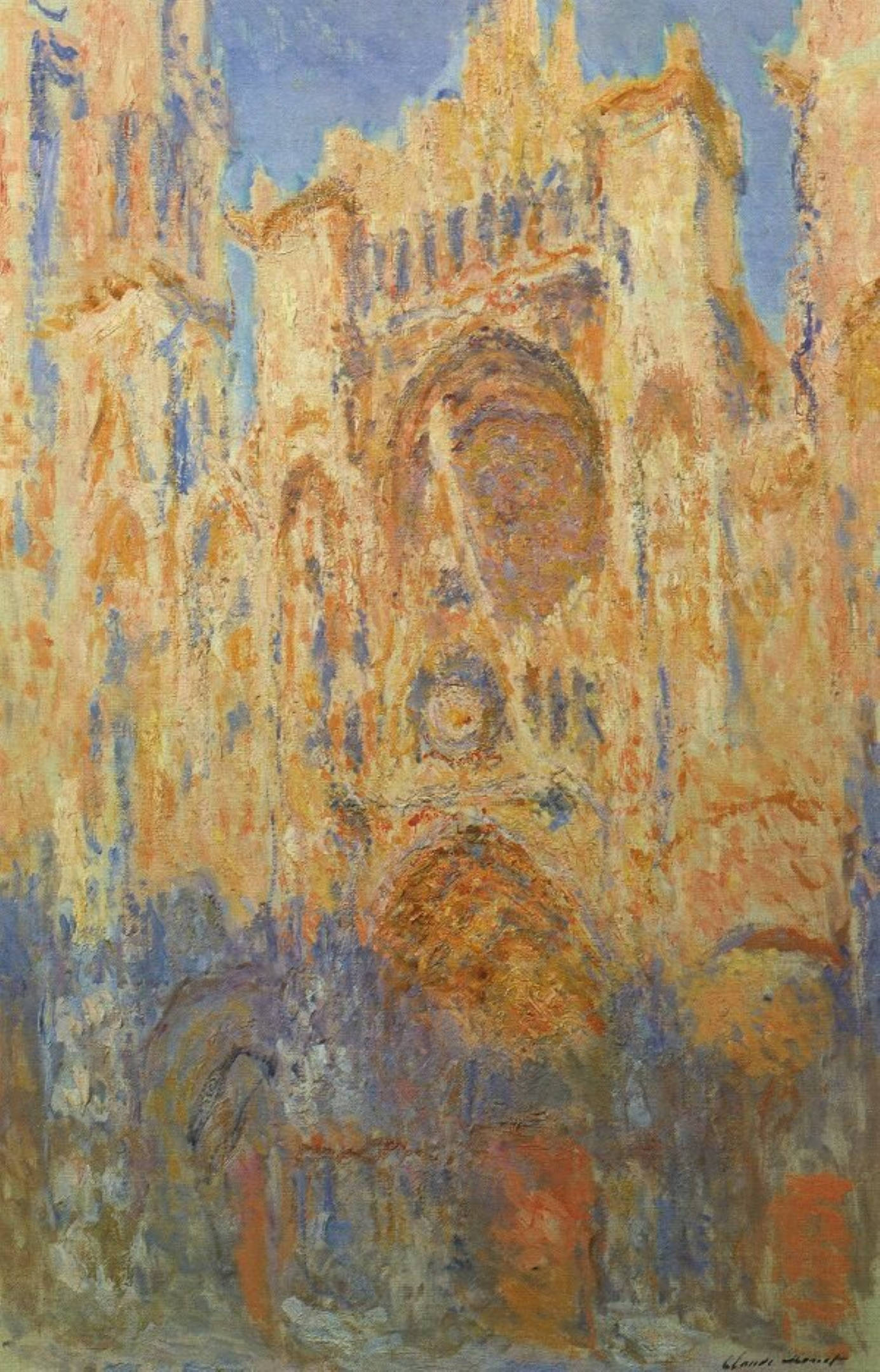 Claude Monet Rouen Katedrali Duvar Kağıdı