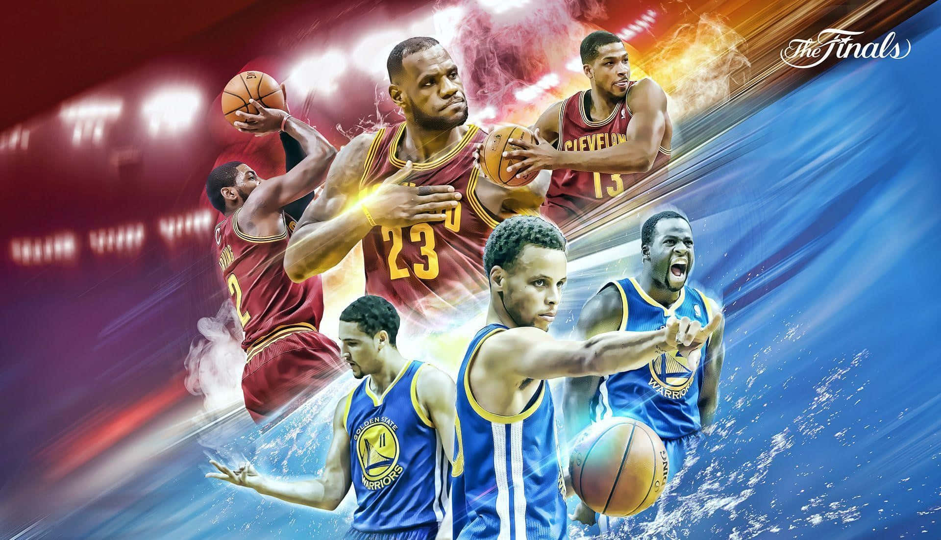 Cleveland Cavaliers ve Golden State Warriors En İyi Basketbol Duvar Kağıdı