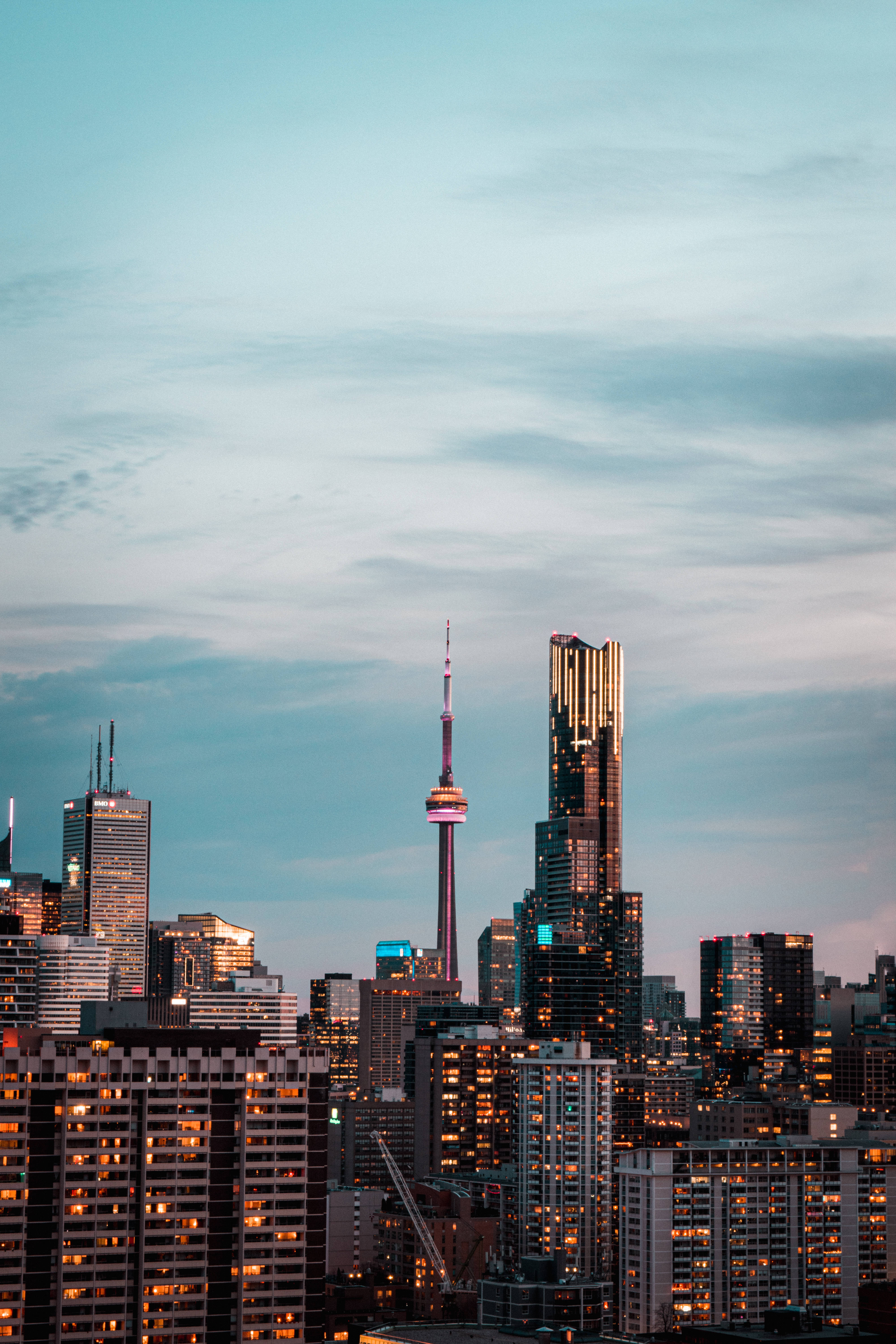 CN Kulesi Toronto Şehir Manzarası Duvar Kağıdı
