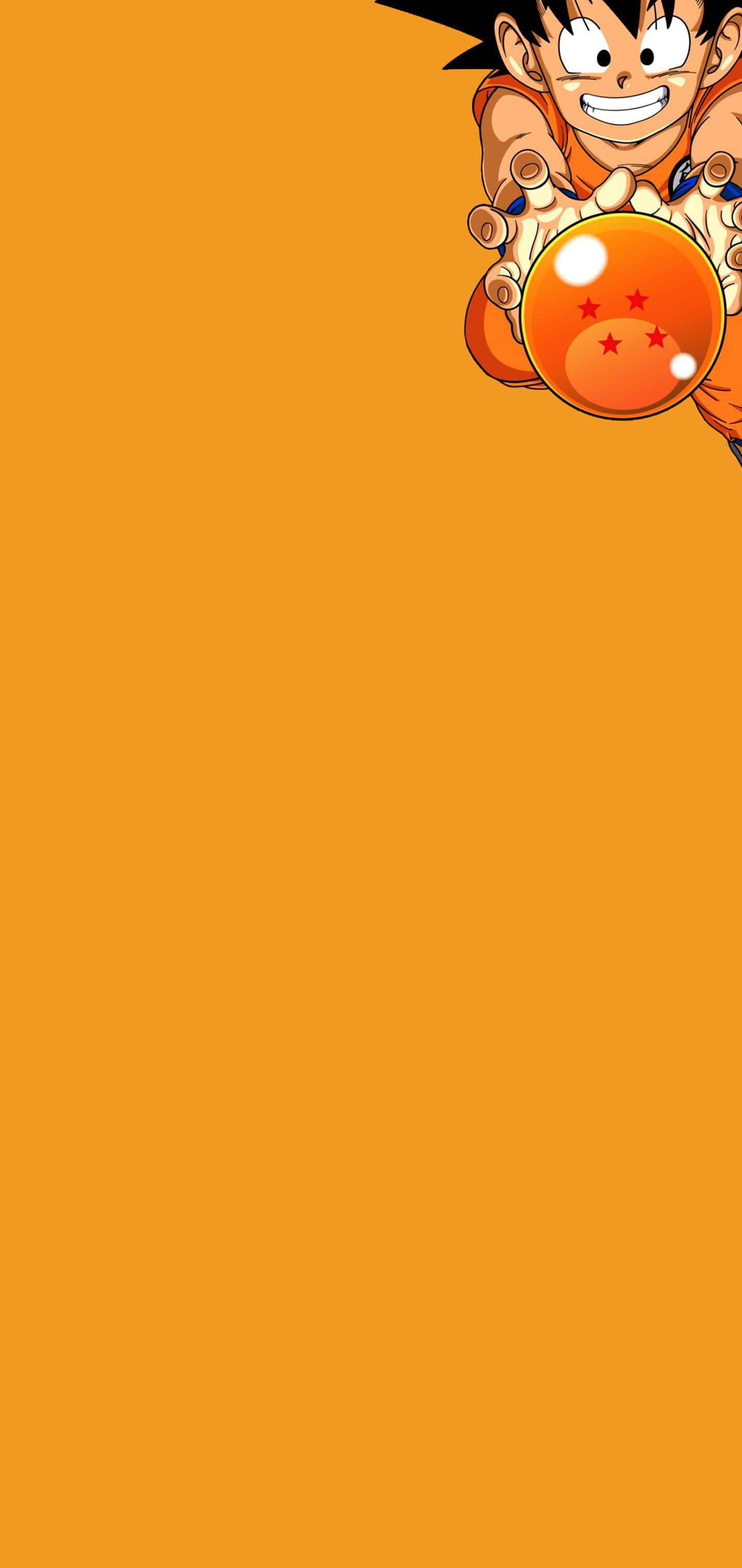 Çocuk Goku dövüş sanatları becerilerini sergiliyor Duvar Kağıdı