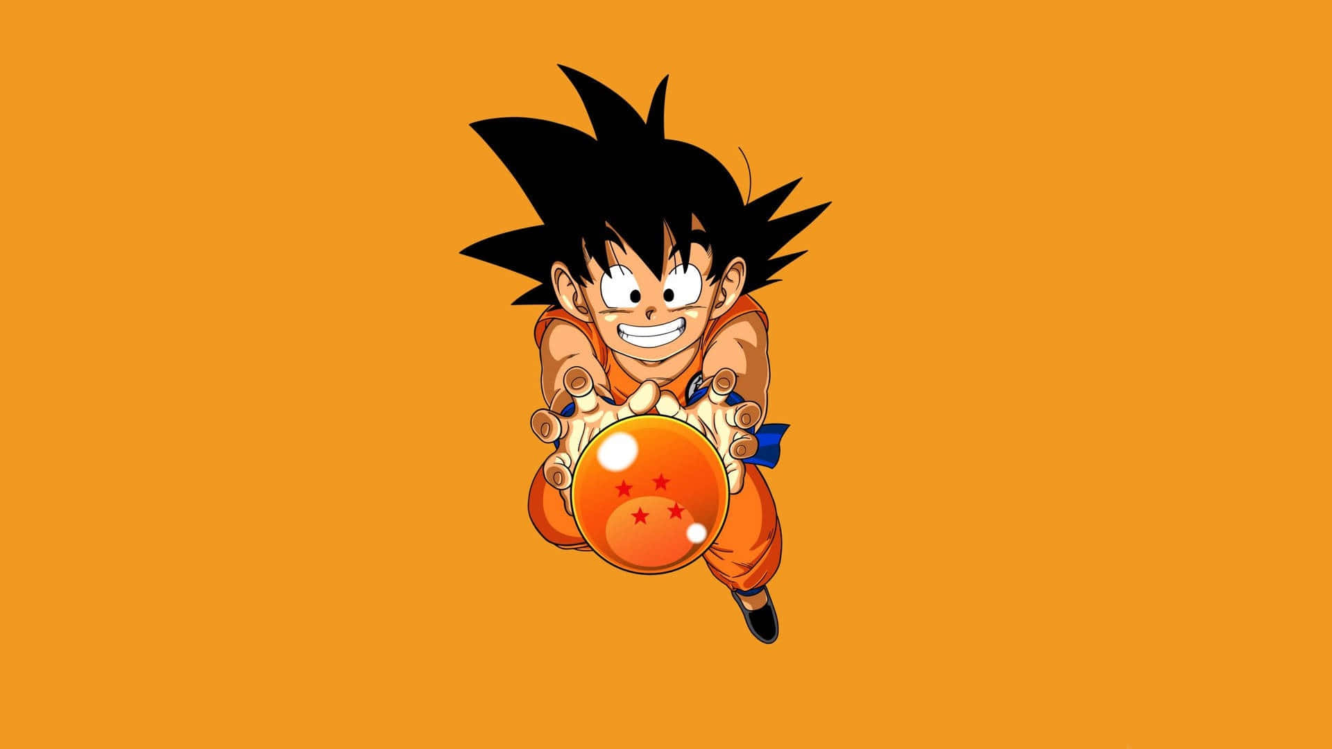 Çocuk Goku ve Bir Dragon Topu Duvar Kağıdı