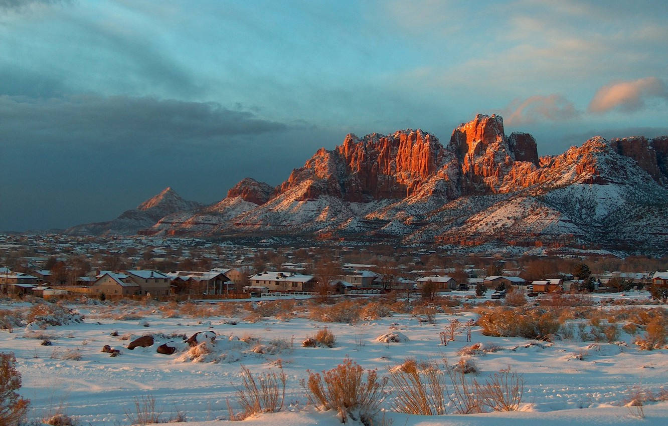 Colorado Arizona Gün Batımı Manzarası Duvar Kağıdı