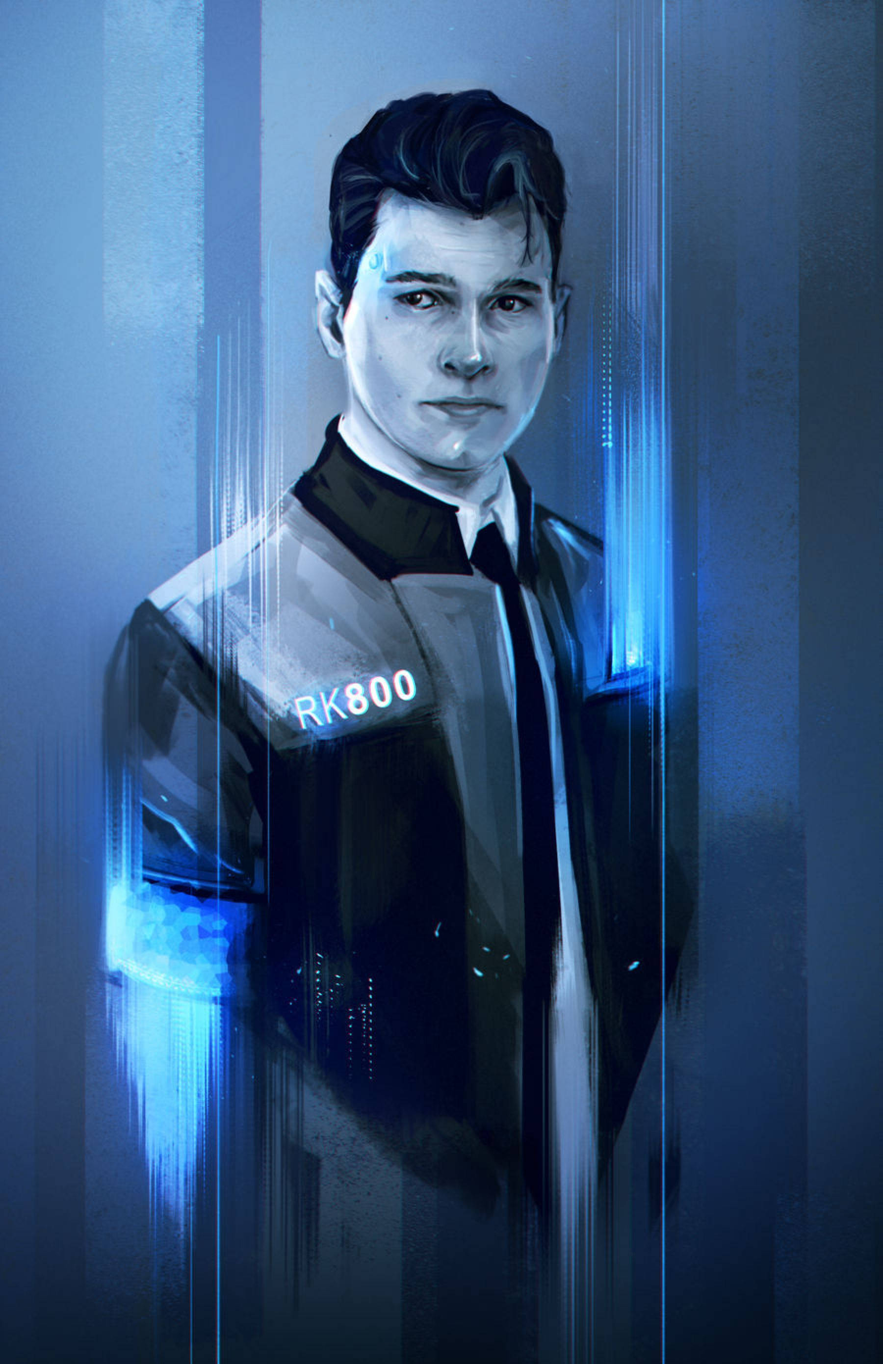 Connor Detroit Become Human Hayran Sanatı Duvar Kağıdı
