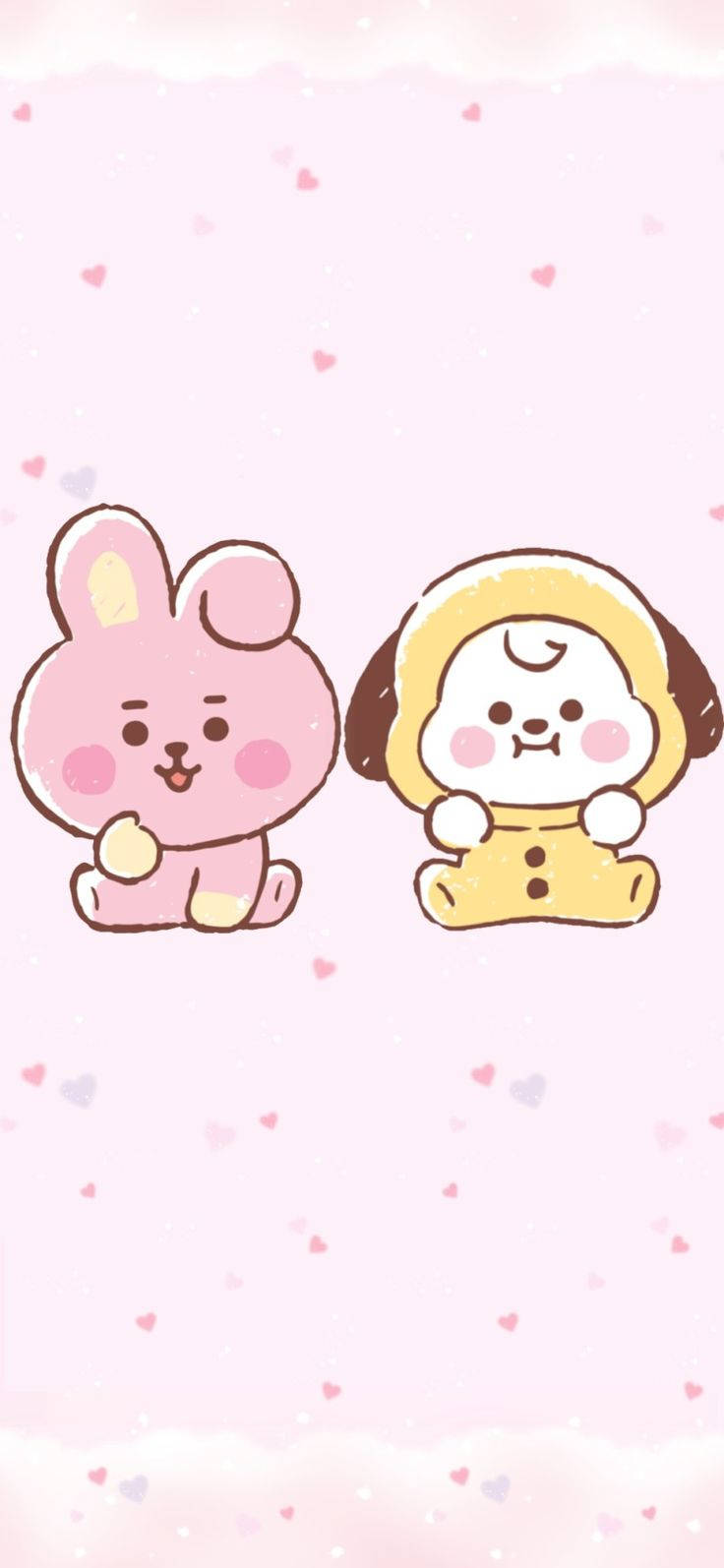 Cooky ve Chimmy Şirin iPhone Duvar Kağıdı