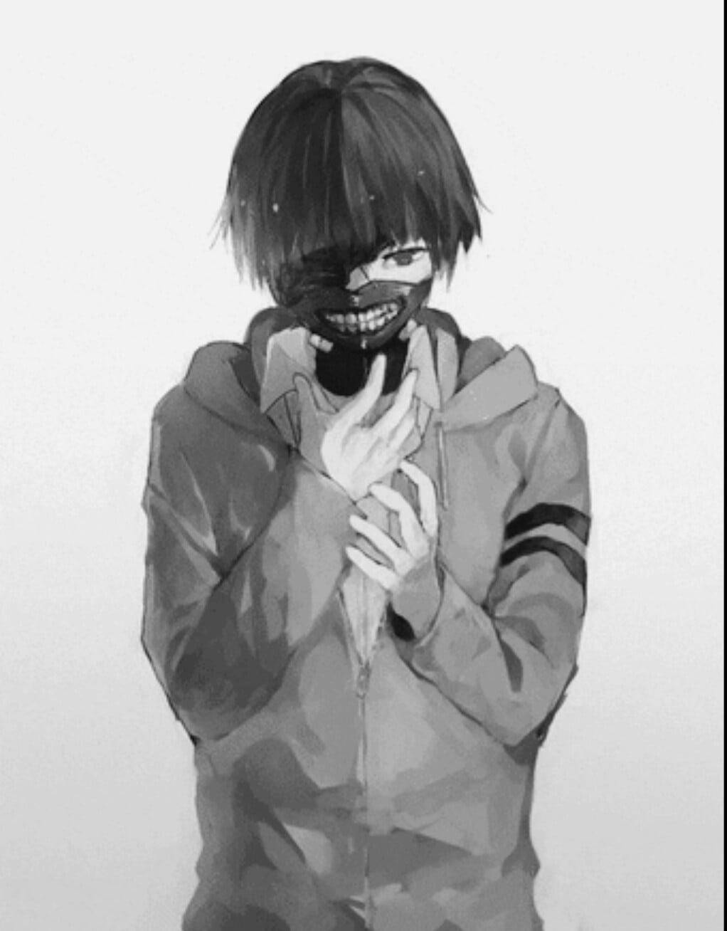 Cool Anime Çocuk Profil Fotoğrafı Tokyo Ghoul Duvar Kağıdı