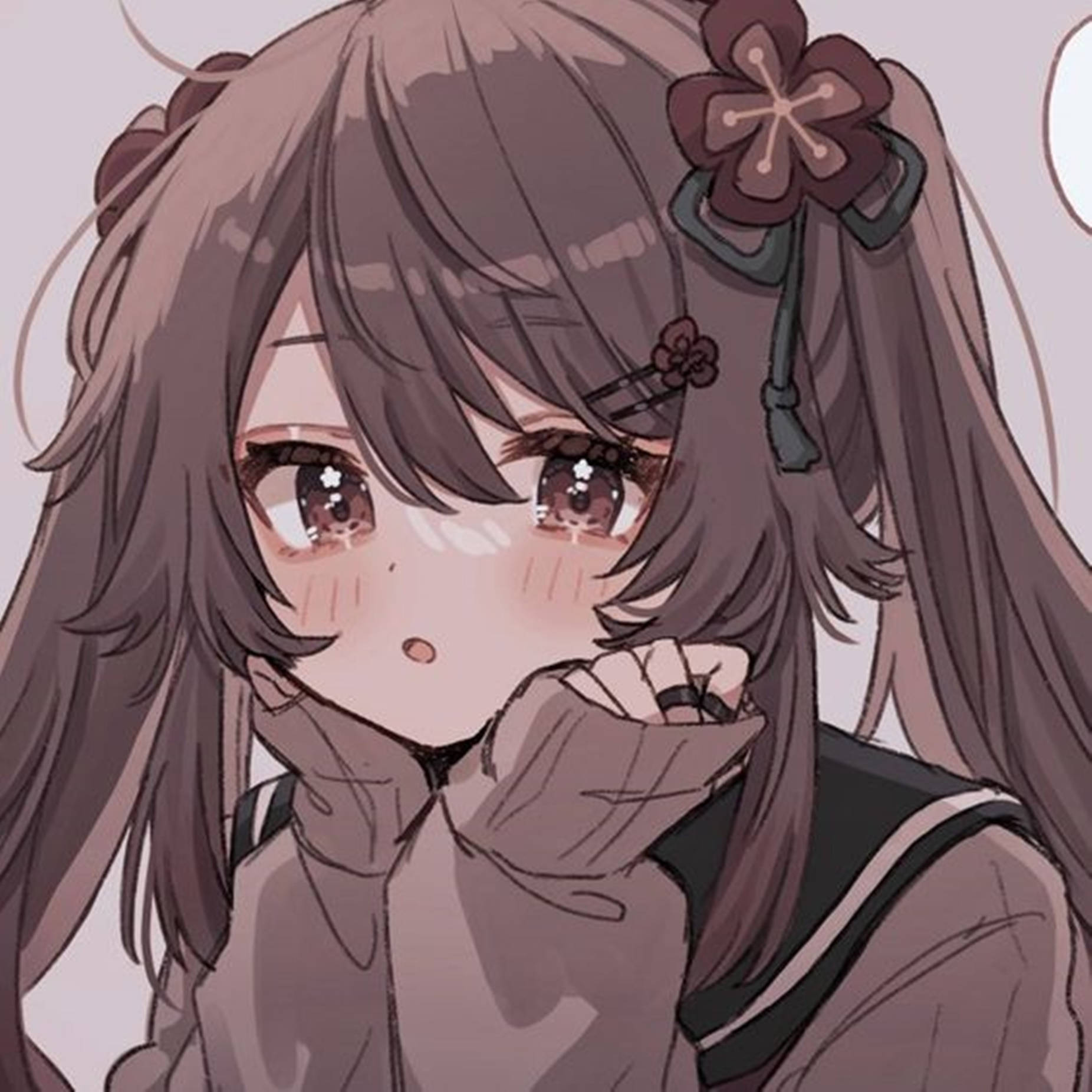 Cool Anime Kızı PFP Hu Tao — Genshin impact GIF Duvar Kağıdı