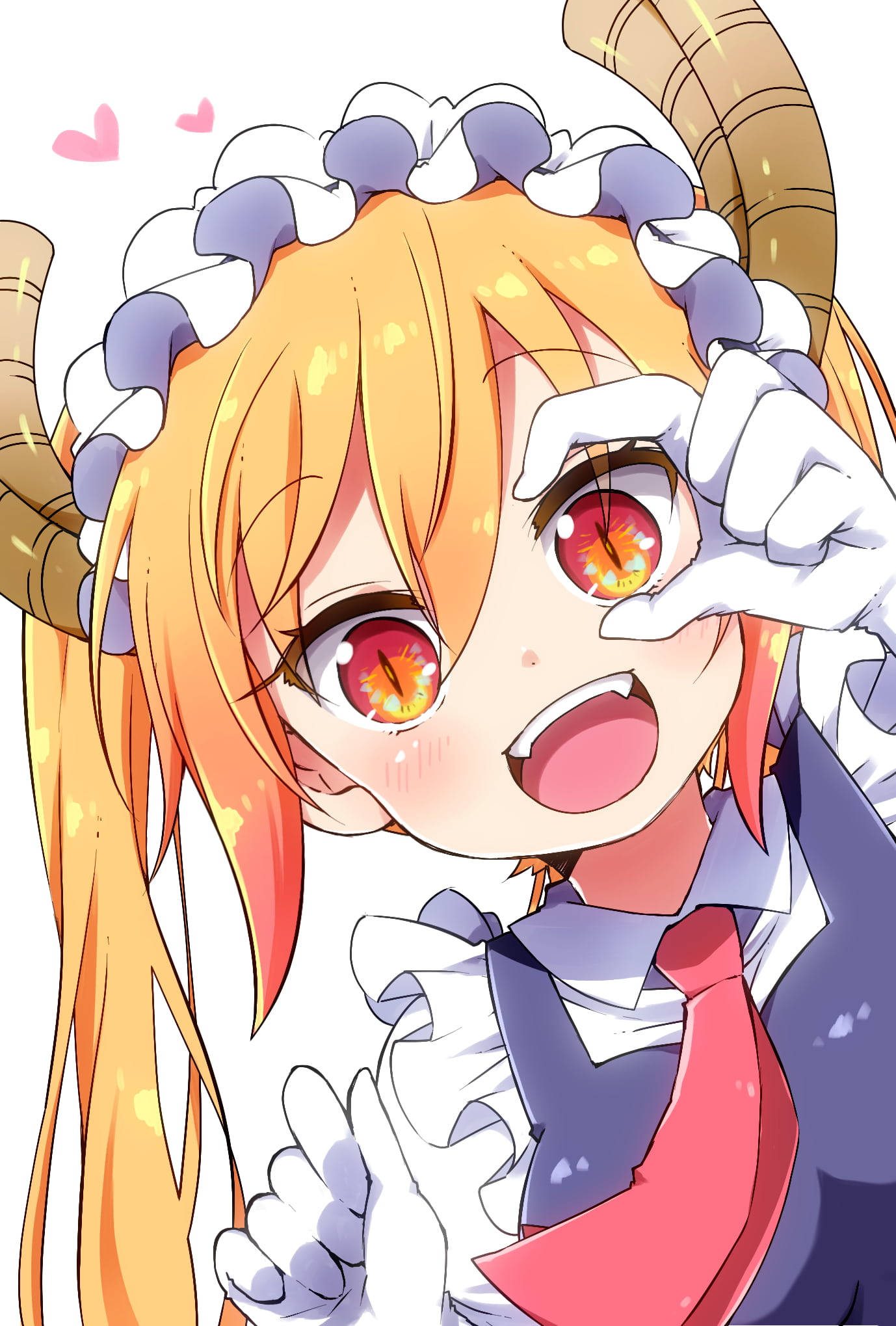 Cool Anime Kızı PFP Ejderha Tohru Duvar Kağıdı