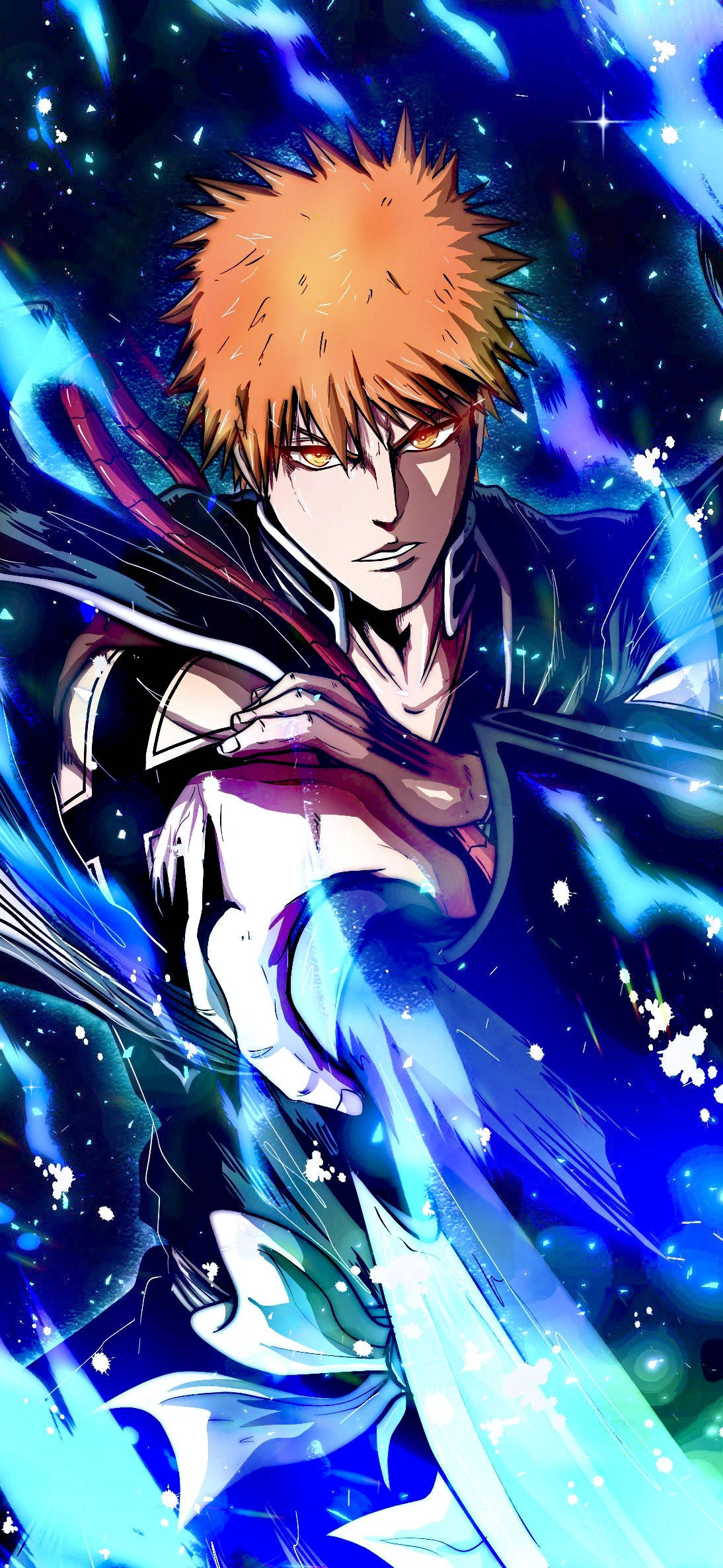 Cool Anime Telefon Ichigo Kurosaki Duvar Kağıdı