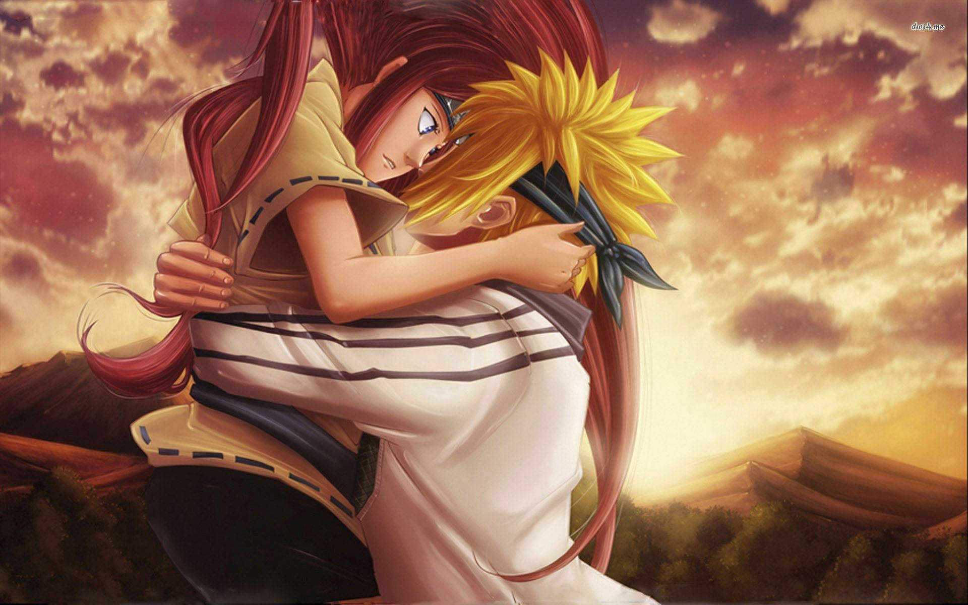 Cool Naruto Minato ve Kushina — Havalı naruto GIF Duvar Kağıdı