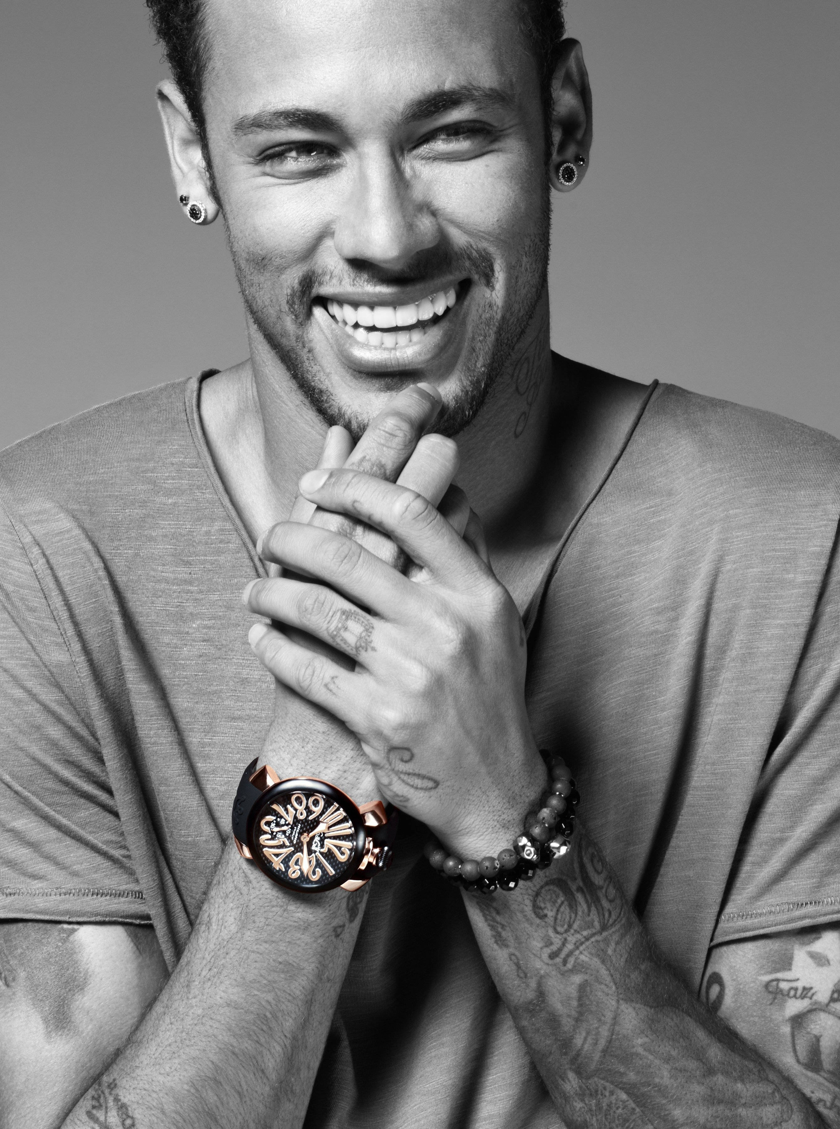 Cool Neymar Jr Siyah Beyaz Portre Duvar Kağıdı
