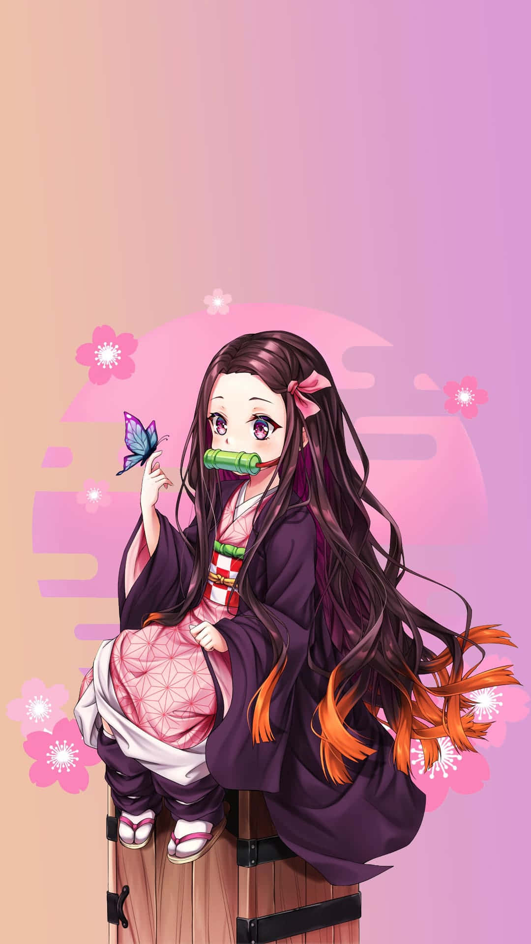 Cool Nezuko Telefon Duvar Kağıdı