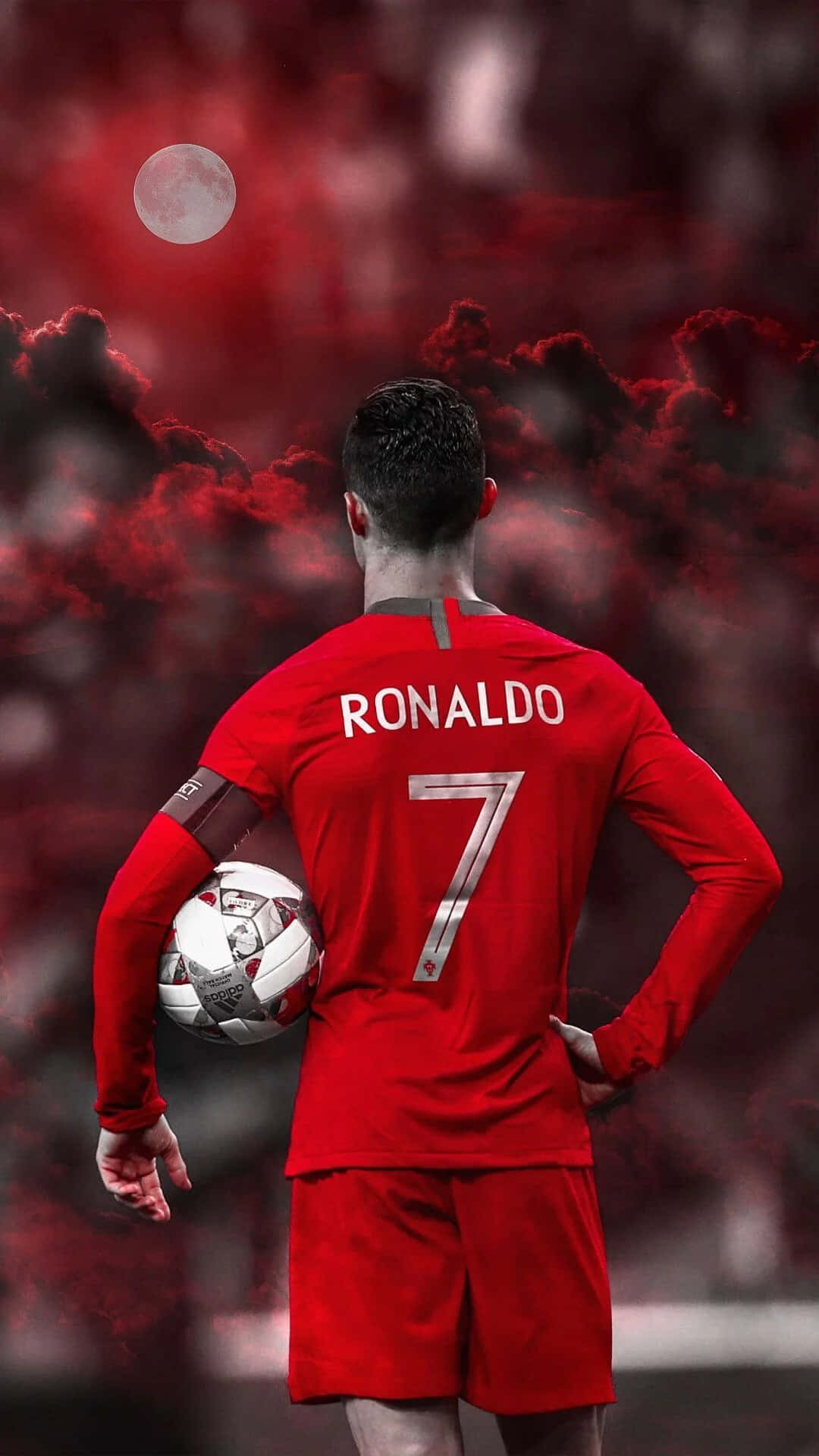 Cristiano Ronaldo maç sırasında harekete geçiyor — Cristiano Ronaldo Duvar Kağıdı