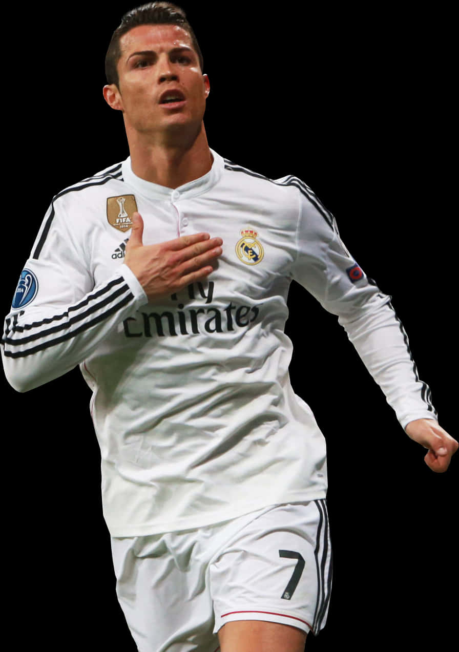 Cristiano Ronaldo Real Madrid Aksiyon Pozu Duvar Kağıdı