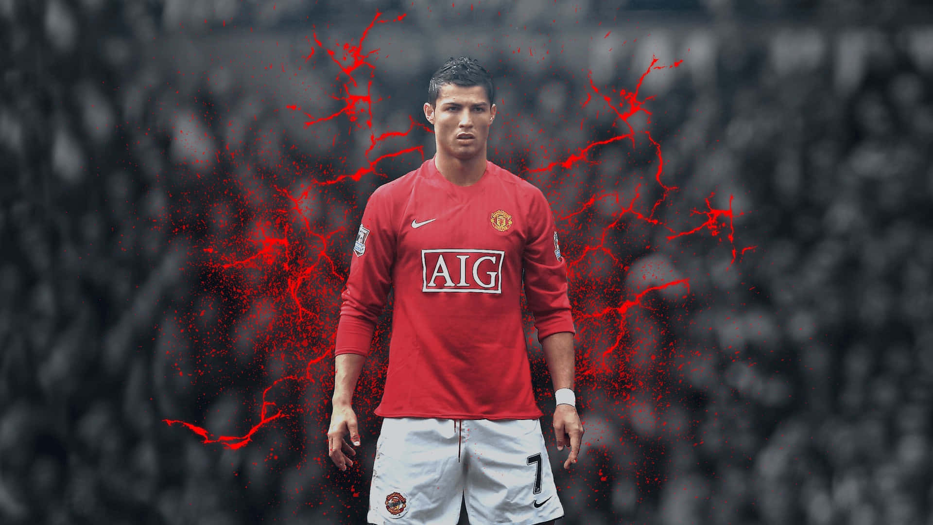 Cristiano Ronaldo 1920 x 1080 arka plan Duvar Kağıdı
