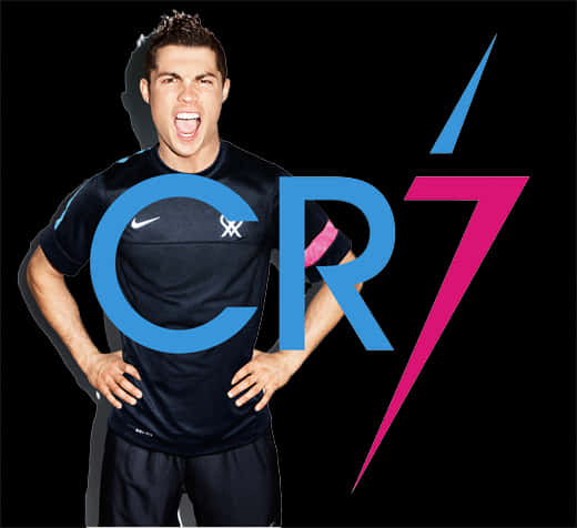 Cristiano Ronaldo C R7 Marka Duruşu Duvar Kağıdı