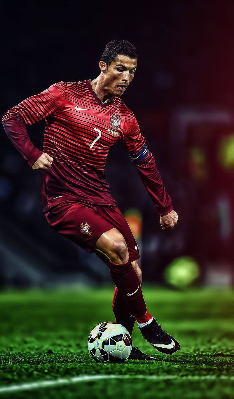Cristiano Ronaldo Hareket Halinde Duvar Kağıdı — Cristiano Ronaldo Duvar Kağıdı