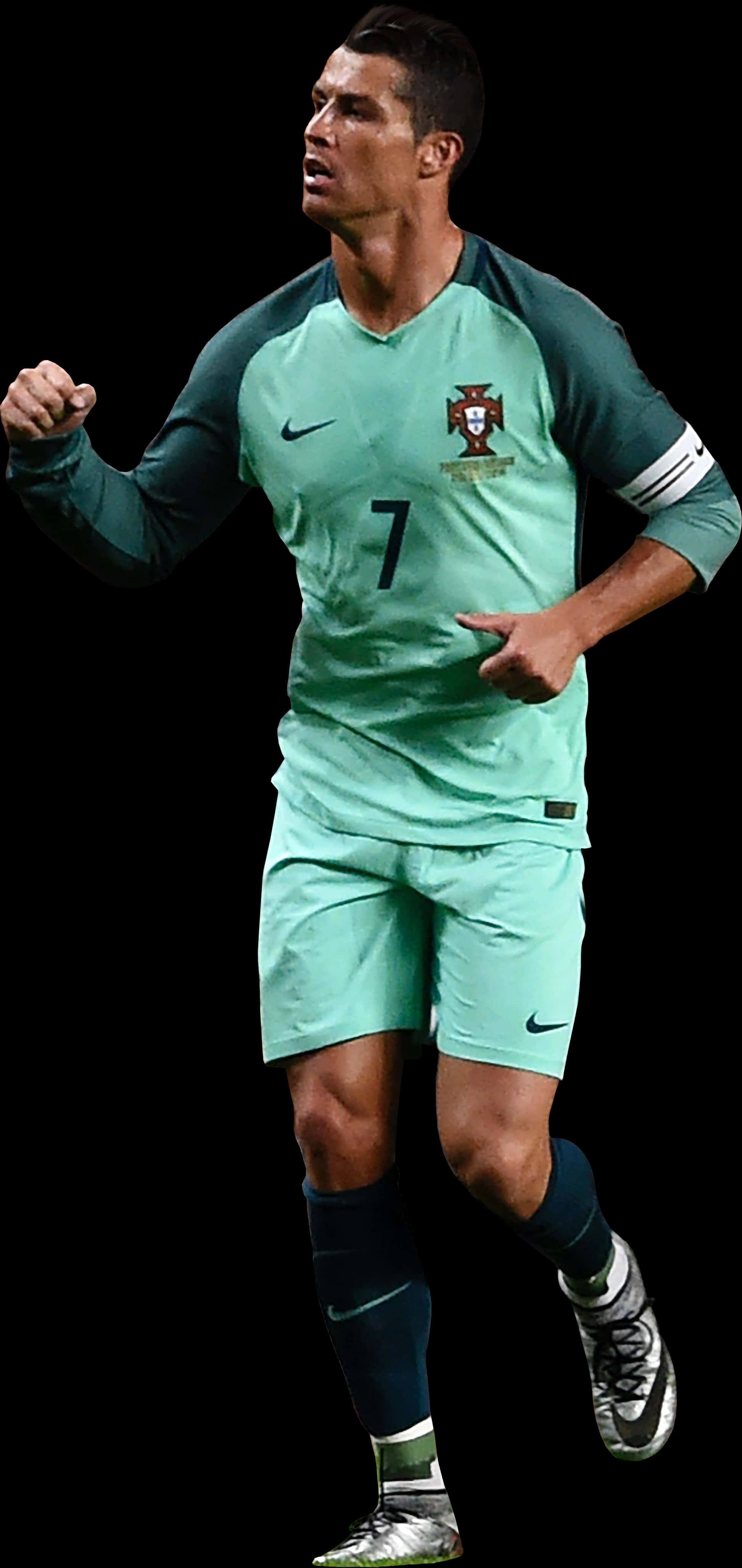 Cristiano Ronaldo Portekiz Forması Kutlama Duvar Kağıdı