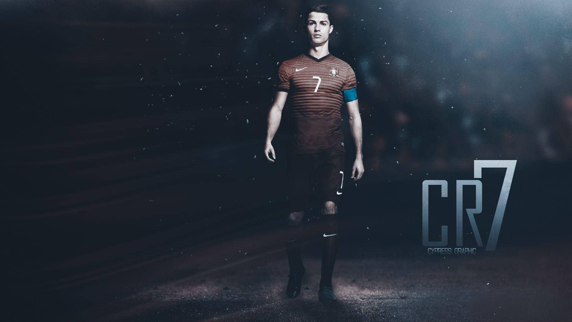 Cristiano Ronaldo Portekiz'in kırmızı milli formasıyla Duvar Kağıdı