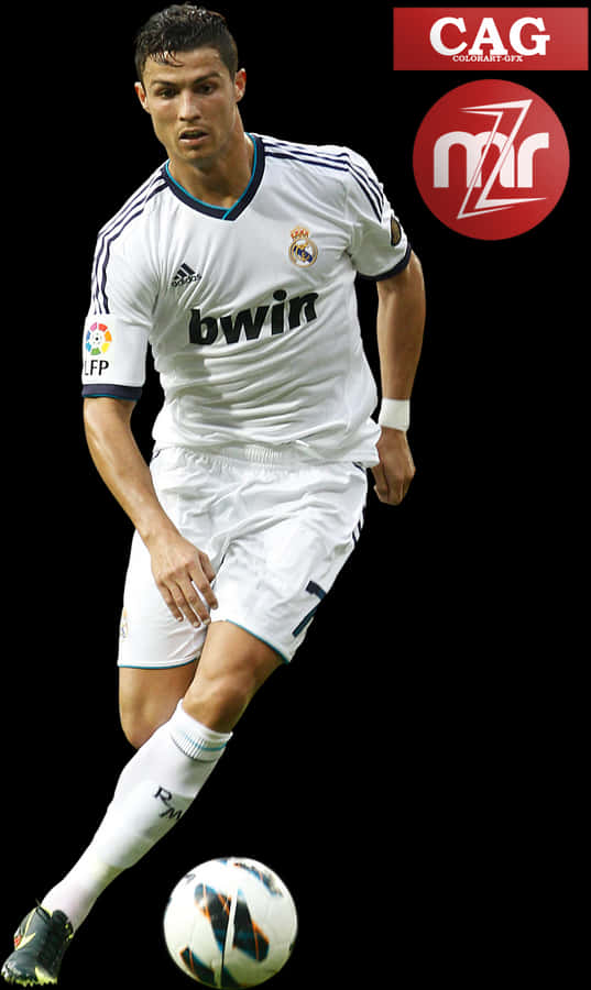 Cristiano Ronaldo Real Madrid Aksiyon Duvar Kağıdı