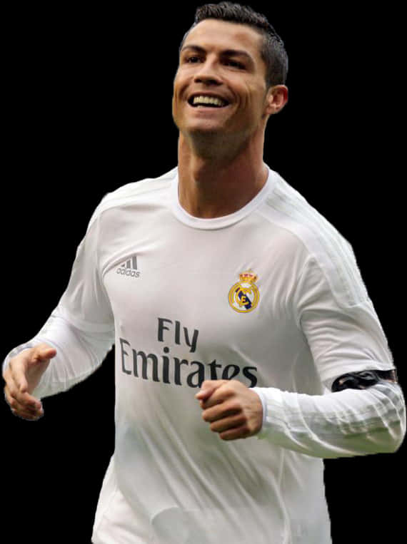 Cristiano Ronaldo Real Madrid Beyaz Forma Duvar Kağıdı