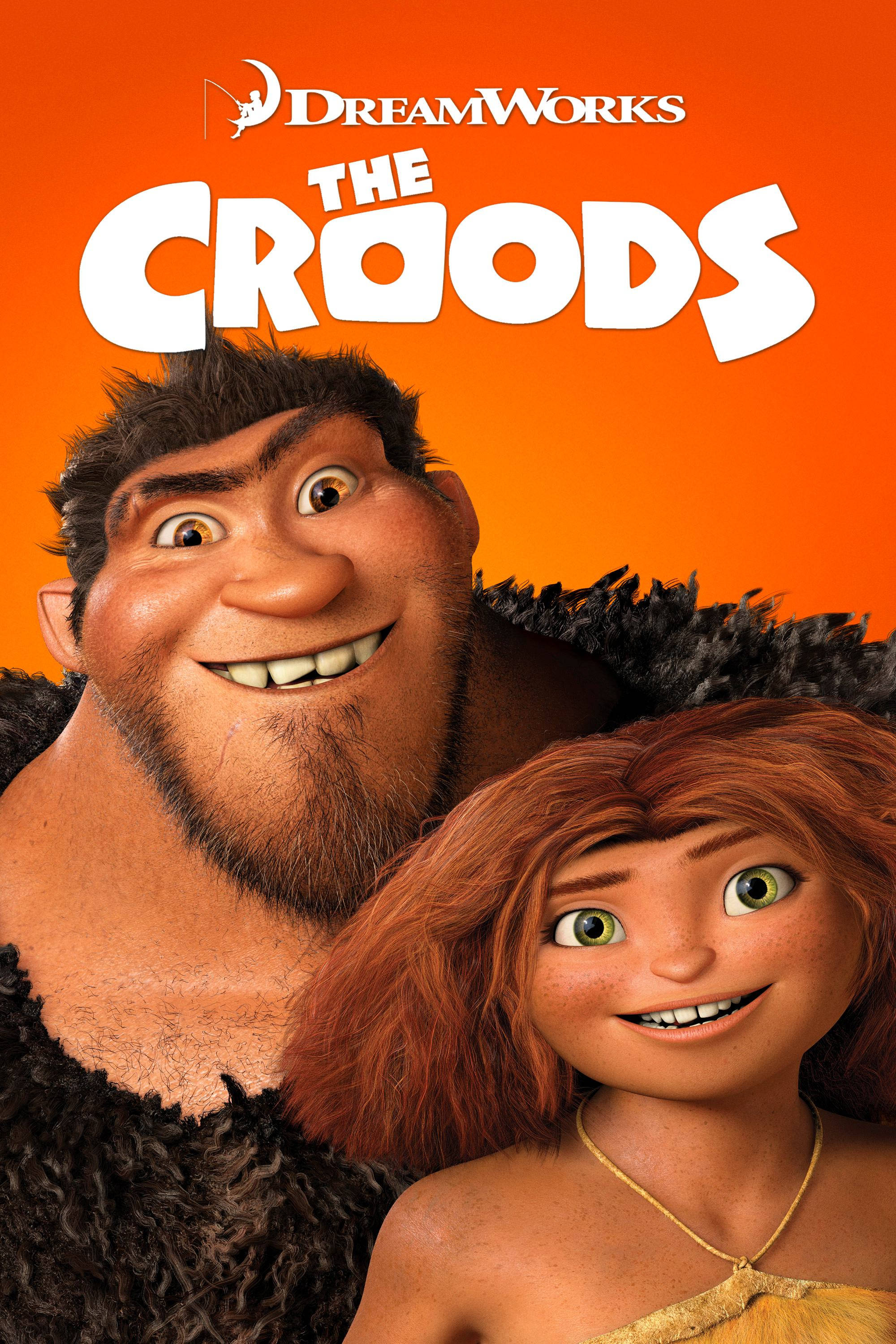 Croods Animasyonundan Grug ve Eep Aile Maceralarının Keyfini Çıkarıyor Duvar Kağıdı