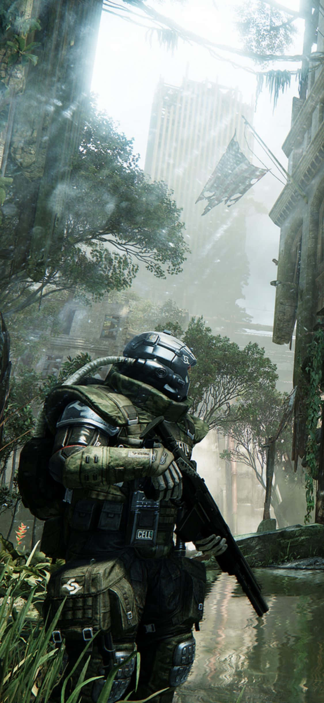 Crysis 3'te iPhone X için tasarlanan doğaüstü güç ortaya çıktı Duvar Kağıdı