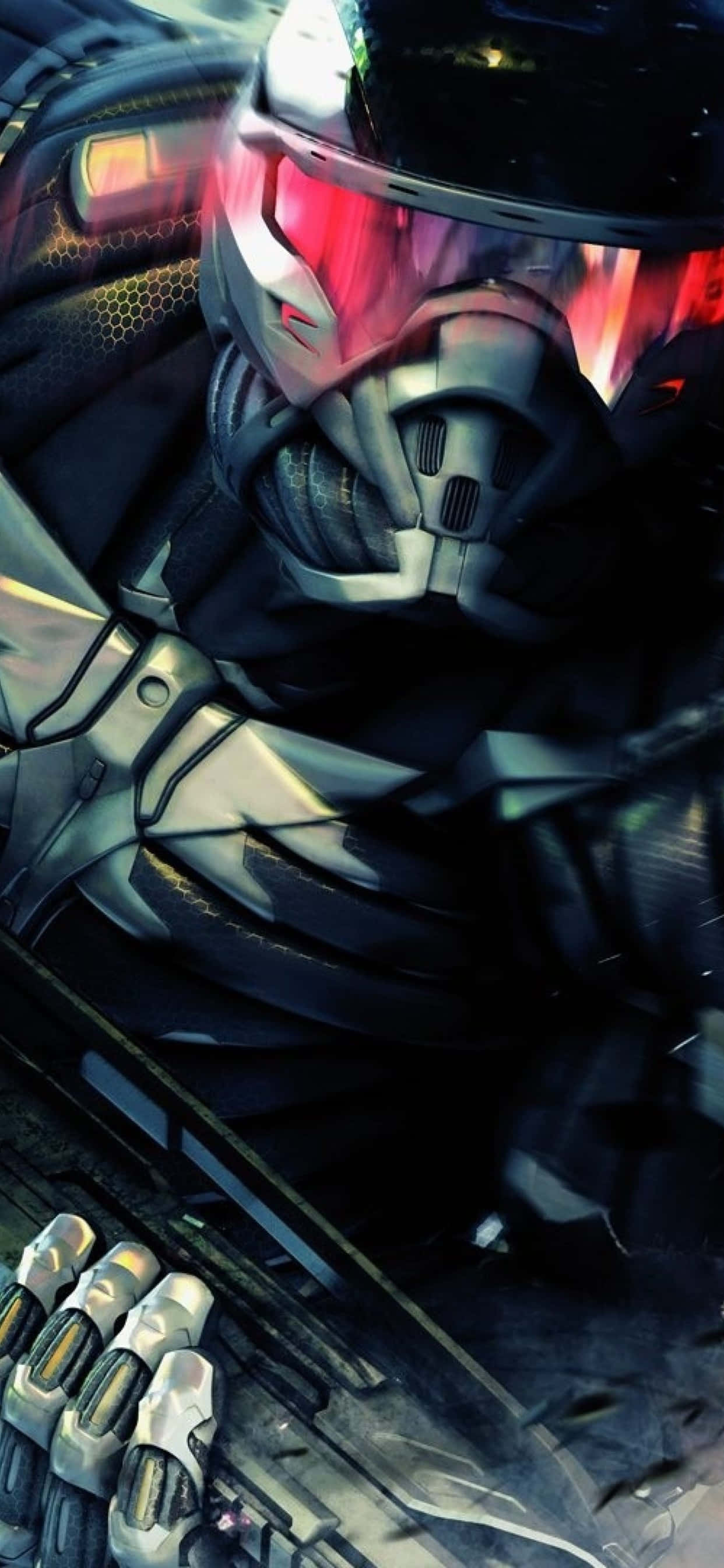 Crysis Warhead'li Yüksek Çözünürlüklü iPhone XS Max Duvar Kağıdı