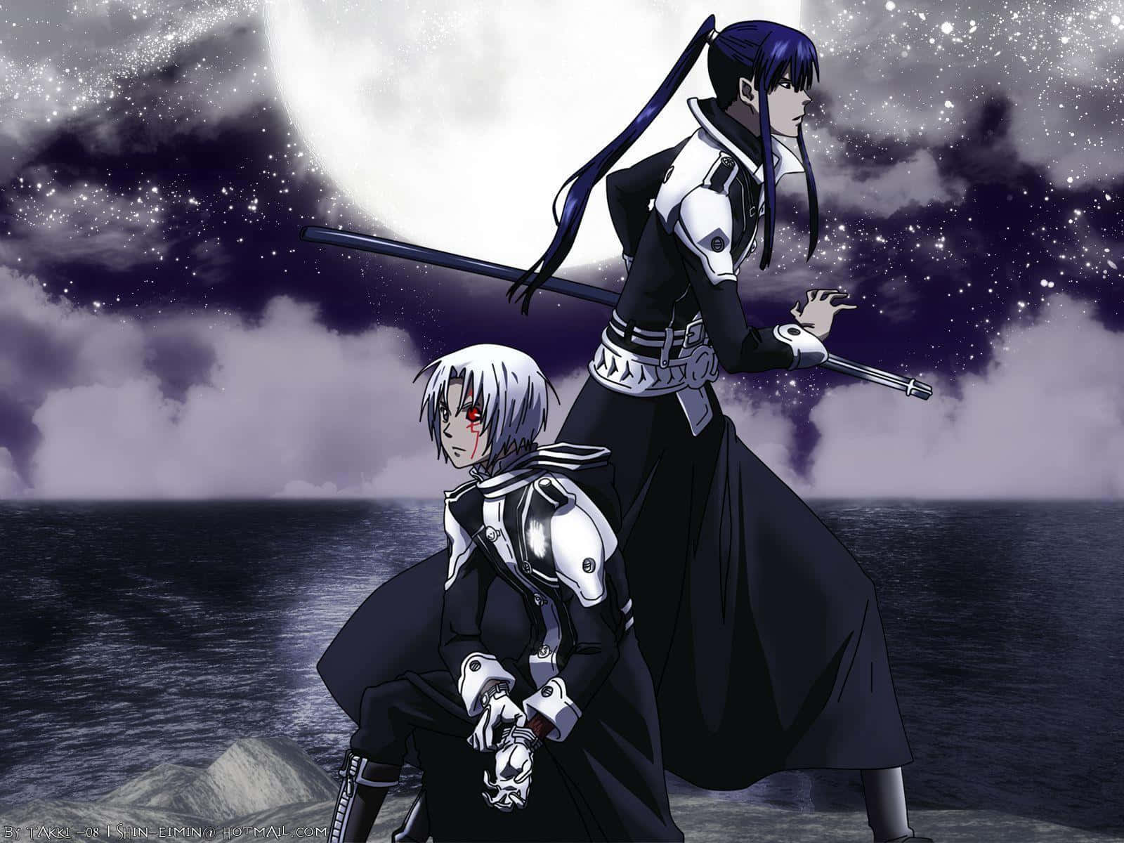 D Gray Man Allen Walker Yukanda Savaşıyor Duvar Kağıdı