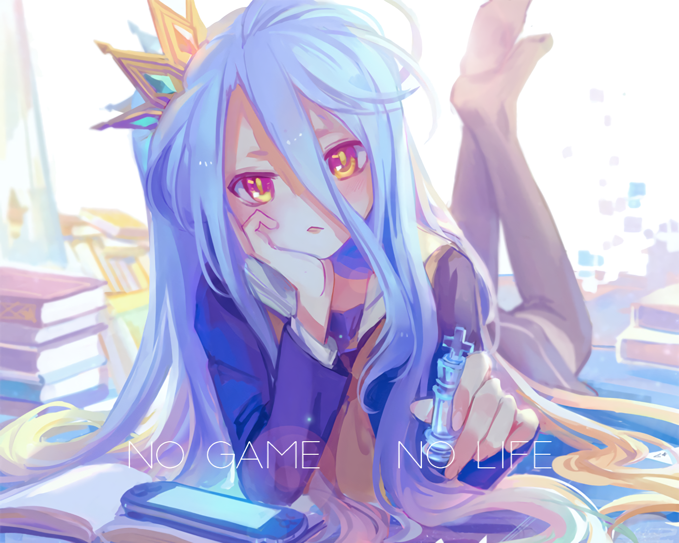 Dahi Kardeşler Sanal Bir Dünyayı Fethediyor - No Game No Life Duvar Kağıdı