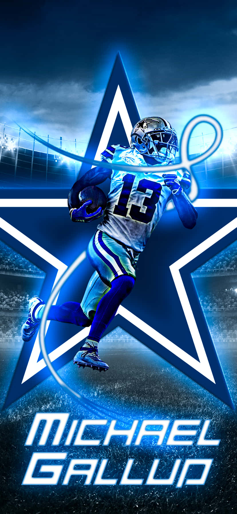 Dallas Cowboys Telefon Michael Gallup Duvar Kağıdı