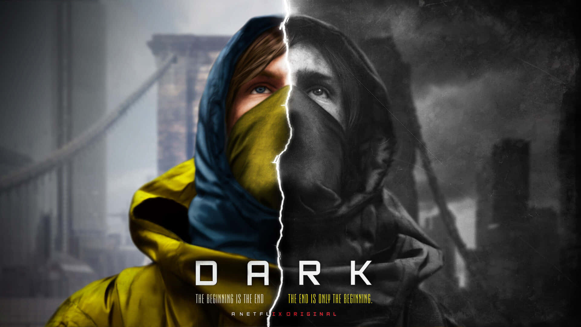 Dark Netflix Orijinal Dizisi Bölünmüş Posteri Duvar Kağıdı