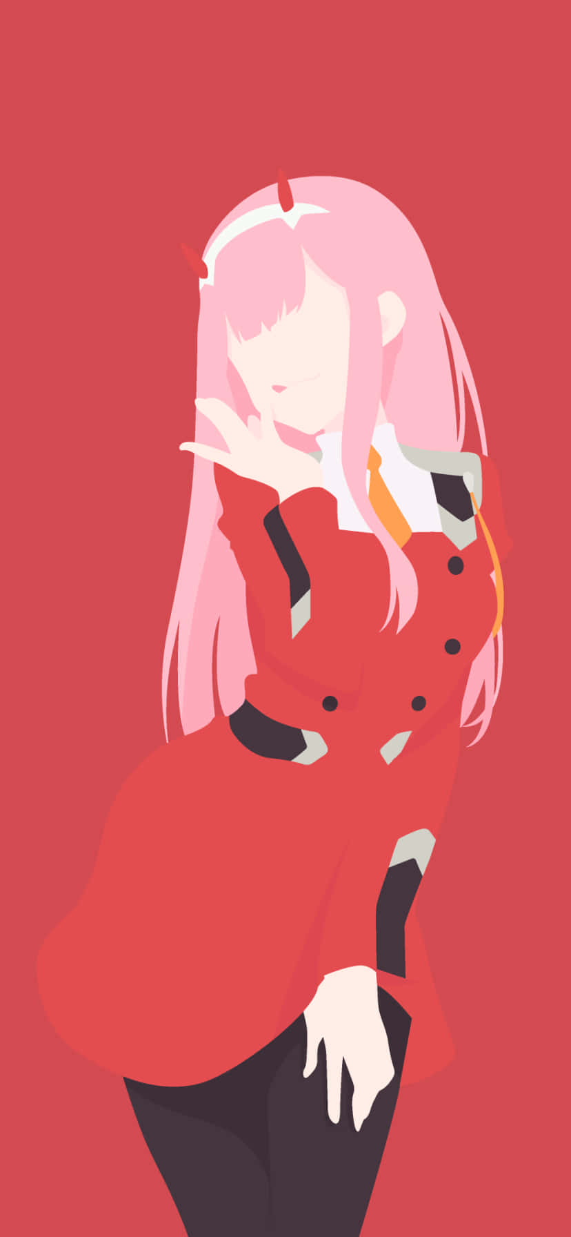 Darling In The Franxx Minimal Anime Duvar Kağıdı