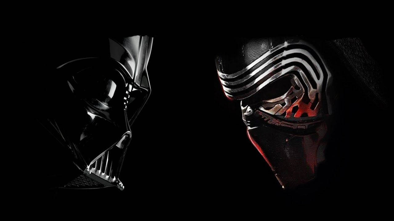 Darth Vader, Darth Sidious'un Gücüyle Yükseliyor Duvar Kağıdı