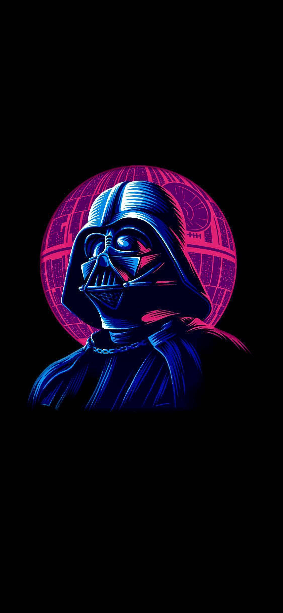Darthwave Star Wars 4K iPhone Duvar Kağıdı